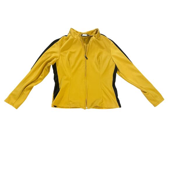 Women L Kill Bill Vol I & II Bride Mustard Yellow Track Suit Set Costume Cosplay - Picture 2 of 7